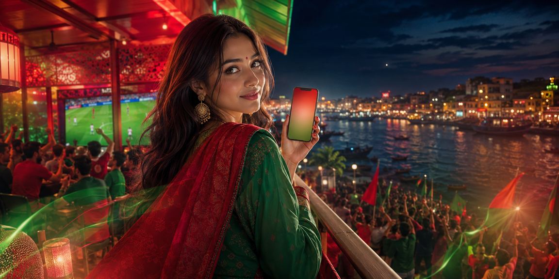 বরিশালে লাল-সবুজ পরিবেশে মোবাইল পেমেন্টে স্পোর্টস বেটিং